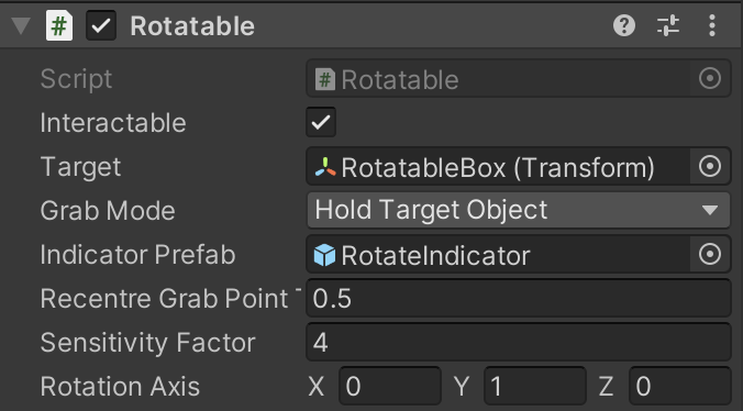Rotatable Component
